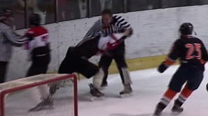 Teams, and a ref, fight in insane Czech Republic brawl