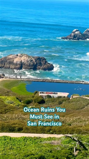 The peaceful ocean view at Sutro Baths never gets old 🌊✨#shorts