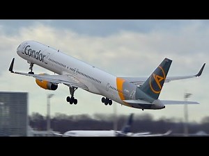 Condor Boeing 757-330 D-ABOJ departure at Munich Airport MUC EDDM