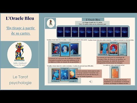 Tirage avec l'oracle bleu 10 cartes 23/05/2021
