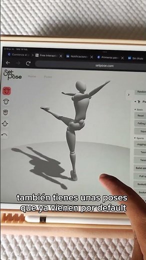 Página para dibujar referencias de poses #dibujo #herramientas #dibujantes #artistas