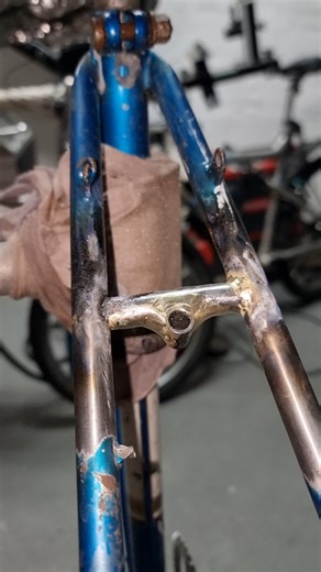 rebuilding classic steel bikeframes with #filletbrazing