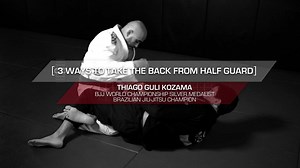 Brazilian Jiu-Jitsu Champion Thiago "Guli" Kozama from the EVOLVE Fight Team demonstrates 3 Ways To Take The Back From The Half Guard! | Evolve MMA