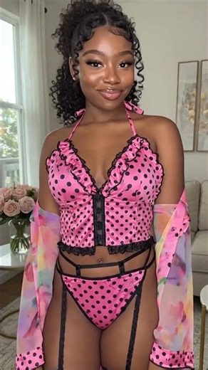 Pin-up Satin Halter 3 Piece Set