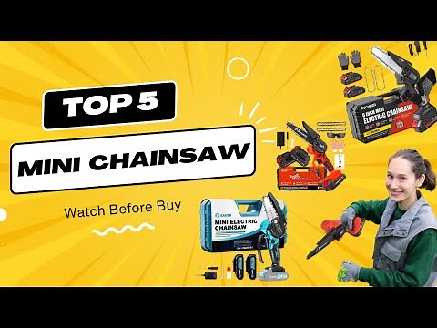 Top 5 BEST Mini Chainsaws for 2023 | Best Cordless Mini Chainsaw Review