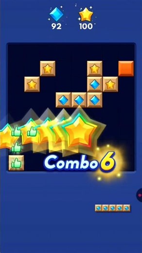 Block Blast 😱 Most Satisfying Combo Ever! #shorts