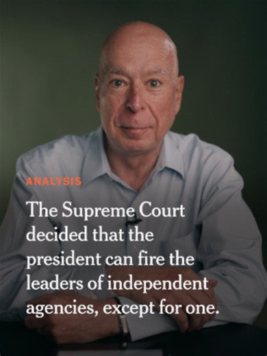 Two Supreme Court rulings on the firings of independent regulators first expand the power of the president, and then carve out an exception. Our chief legal affairs correspondent, Adam Liptak, explains how. Video by Adam Liptak, Nikolay Nikolov, Gilad Thaler, Nour Idriss, Rafaela Balster, Stephanie Swart and Ray Whitehouse. #SCOTUS #Trump #law