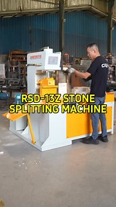 Automatic stone splitting machine RSD-13Z can process natural mosaic...
