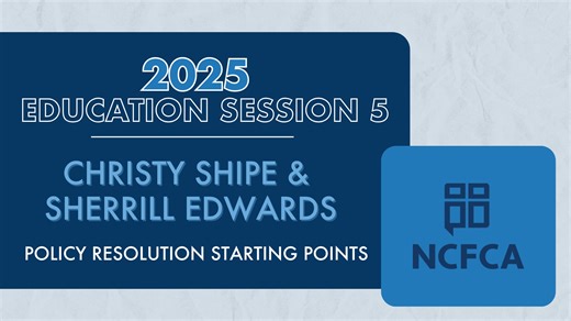 2025 Education Session 5: 2025-26 Policy Debate Resolution Starting Points