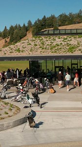 Overlooking the Sound, The Landing at Chambers Bay is the perfect place to relax, refuel, and reconnect after your round. To get to The Landing, you can: 🔘Take the shuttle from the Chambers Bay Clubhouse. 🔘Catch a ride from the gravel lot at the Academy Practice Center — it’s the quickest option if you’re already at the range. 🔘Walk from the gravel lot: head east on the trail, go through the tunnel, and you’ll arrive at The Landing. 🔘Walk from the Central Meadow lot: follow the trail along H