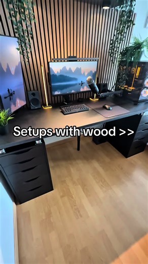 Stunning Wood Setup Ideas for Gaming