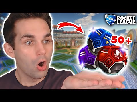 OPENING *ALL* OF MY "DROPS" FOR THE FIRST TIME! (50+ Rocket League Crate Opening)