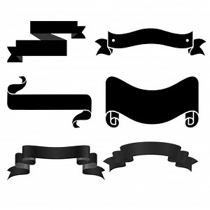 Ribbon Banner SVG Clipart Bundle: 30 Cut Files (digital Download - Etsy