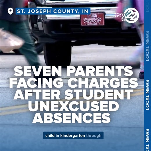 #ICYMI: It has been more than a year since Indiana enacted a truancy prevention law to keep kids from missing too many school days. The law requires schools to refer cases of habitually truant students to the county prosecuting attorney. Read Full Story: https://bit.ly/4p1D6aq | WSBT-TV
