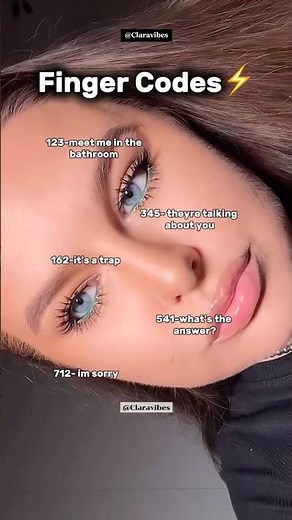 Finger Codes⚡️#love #finger #codes #amazingfacts #makeup #tips #beauty #trending #shortvideo