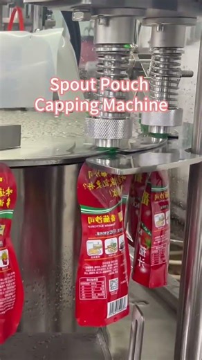 Spout Pouch Capping Machine | Automatic Pouch Sealing Solution