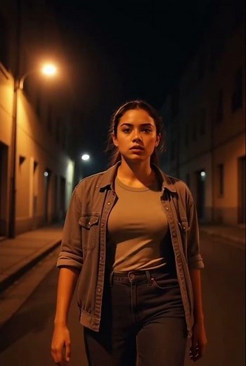 “Humanoid Creature Attack | Boyfriend’s Heroic Rescue in Dark Street”#CinematicAI