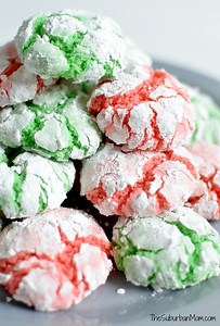 Christmas Crinkle Cookies