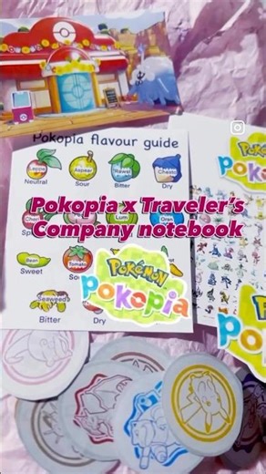 Pokopia journal using a Traveler’s Company passport size notebook. #pokopia #travelersnotebook