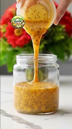 Banana Turmeric Chia Pudding – simple, healthy & powerful! 💛🥣#viralreels #healthyliving