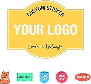 Business Stickers Customize Logo - Custom Labels for Business Logo - Logo Stickers for Business Customized - Sticker Logo Customized for Business