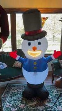 Random reviews 81. 6ft soundbox Snowman #christmas #inflatabledecor #fivebelow
