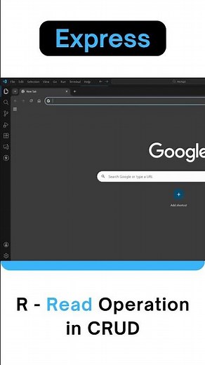 🔥How to READ Data in CRUD (Backend Basics in 20s) ⚡ #coding
