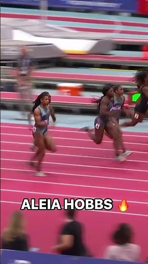 Aleia Hobbs DEFENDS 60m National Title🏃‍♀️😤