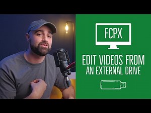 How To Edit Videos From Your External Drive | FCPX Tutorial