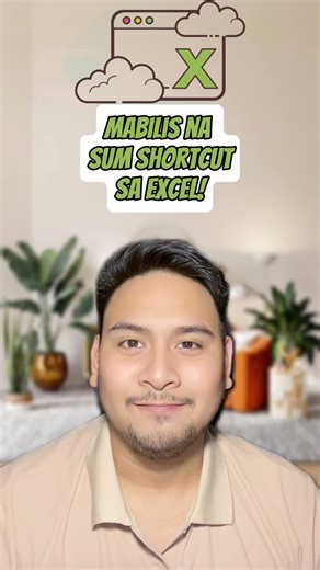 Mabilis na sum shortcut sa excel! #kaalam00 #fyp #work #excel #computer | John Mark G. Ureta