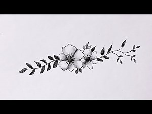 Learn to draw a flower step by step