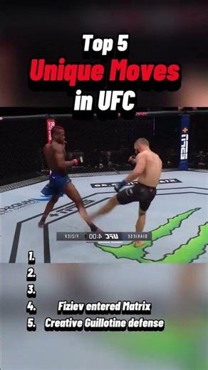 Unique Moves | UFC Moments #ufcfighter