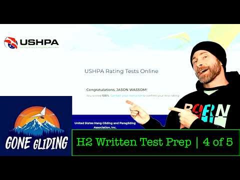 Part 4 of 5 | USHPA Hang 2 (H2) Written Test Exam Prep for Hang Glider Pilots