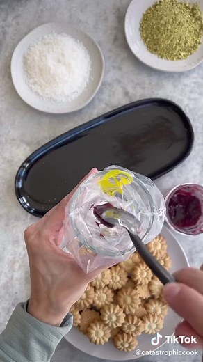 Delicious Lebanese Petit Four Cookies Recipe with Nutella Filling