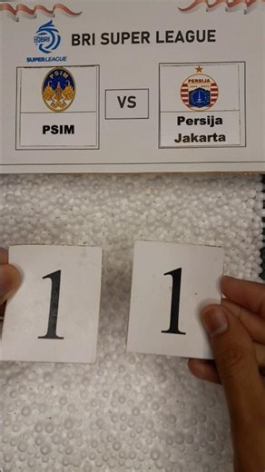 Super League: PSIM vs Persija Fulltime 1-1 #psim #persija #superleague