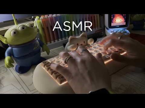 30 minutes of cozy ASMR Keyboard Typing Sounds