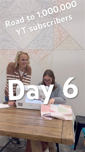 Road to 1,000,000 subscribers - day 6 of sewing 3 blocks to our quilter everyday. Are we having fun?