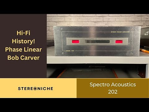 Spectro Acoustics 202 vintage amplifier spawned from Phase Linear!