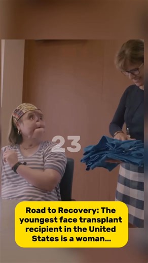 Road to Recovery: The youngest face transplant recipient in the United States is a woman…😳😱👇🏻 | Grandmother’s Life