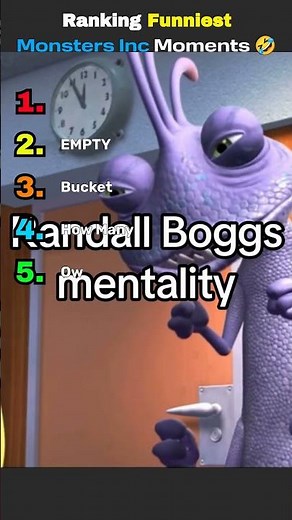 Ranking Funniest Monsters Inc Moments🤣