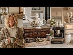 Decorate With Me | 2025 Fall Coffee Bar ☕️ | Cozy Fall Kitchen Styling