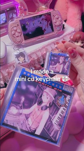 Mini CD keychain ♡ #diy #minialbum #trinkets