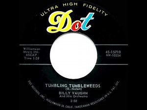 1958 HITS ARCHIVE: Tumbling Tumbleweeds - Billy Vaughn (single version)