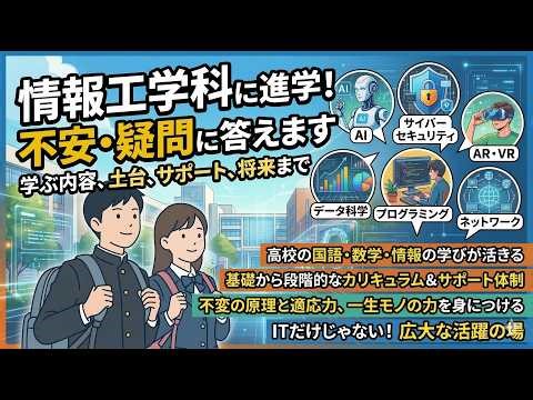 情報工学科への進学を考える高校生のために
