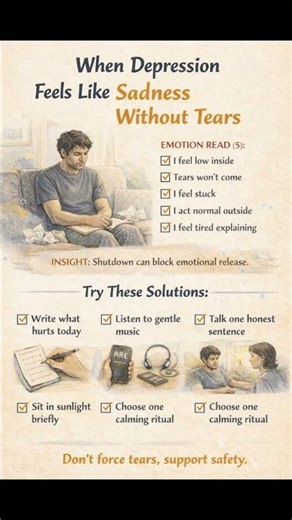 10 Signs of Depression When It Feels Like Sadness Without Tears | Silent Depression Explained