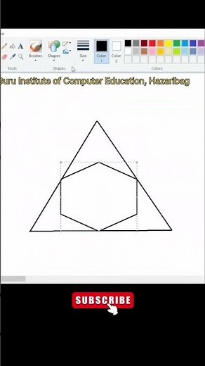 paint in computer/drawing in computer #paint #paintingtutorial #painting #guru #shorts #shortvideo