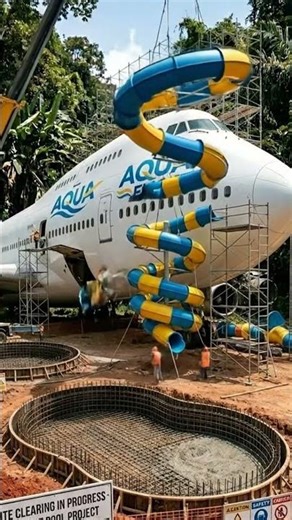 Abandoned Plane to Water Park: AQUA FLIGHT Transformation