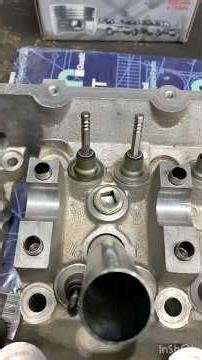 Assembled a MINI Cooper cylinder head/Valve adjustments #engine #car service #car repair #mechanic