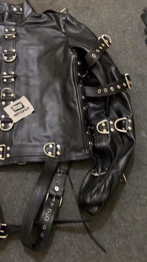 28 reactions | Leather straight jacket for sale with leather lining | MSleathers | Facebook