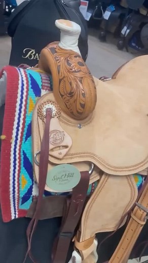 🆕 Syd Hill Barwon Roper Saddle Roughcut Chestnut 15” ! $2,995.00 The Syd Hill Barwon Roper Saddle is expertly designed to handle the toughest demands of working horses, particularly in roping and heavy-duty tasks. Built on a polymer-blended tree, this innovative saddle tree technology offers a 25% lighter weight compared to traditional roper trees, while still maintaining exceptional strength and durability. The polymer blend ensures the saddle is resilient enough to withstand the extreme requi